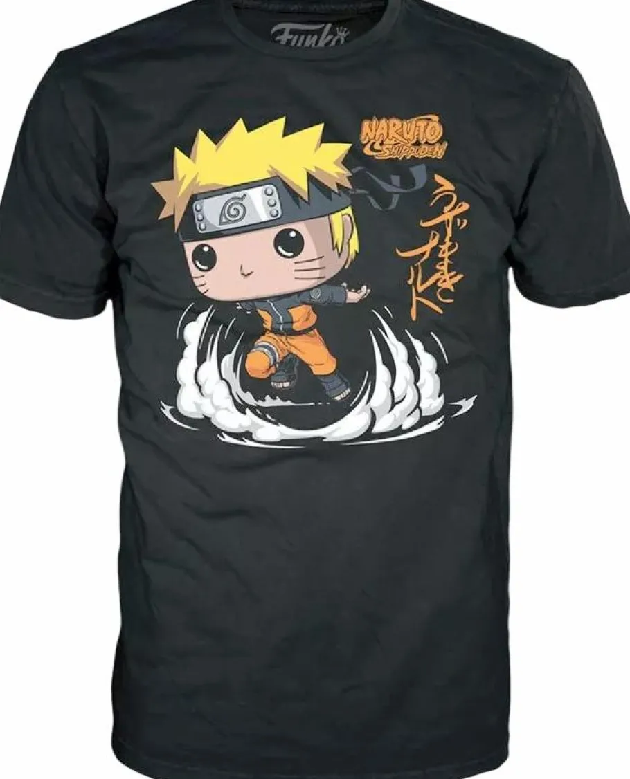 Pop! & Tee Sets>Naruto : Shippuden - Running Metallic Pop! Vinyl Figure & T-Shirt Box Set
