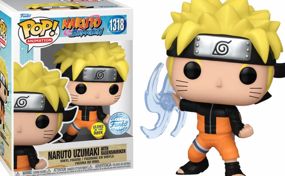 Standard Pop!>Naruto : Shippuden - Uzumaki with Rasenshuriken Glow-in-the-Dark Pop! Vinyl Figure (Popcultcha Exclusive)