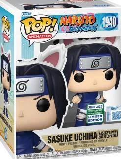 Funko Convention Exclusives>Naruto : Shippuden - Sasuke Uchiha (Sasuke's Paw Encyclopedia) Pop! Vinyl Figure (2025 Wondrous Convention Exclusive) (Popcultcha Exclusive)