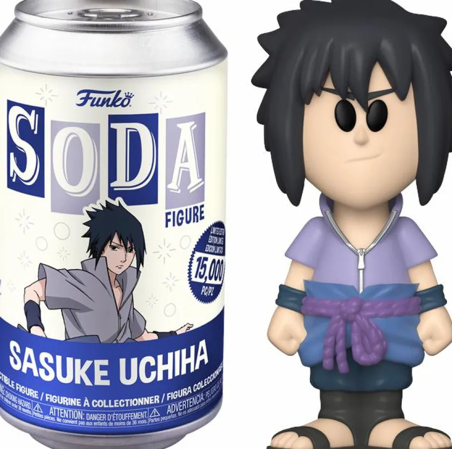 Designer Vinyl>Naruto : Shippuden - Sasuke Vinyl SODA Figure in Collector Can