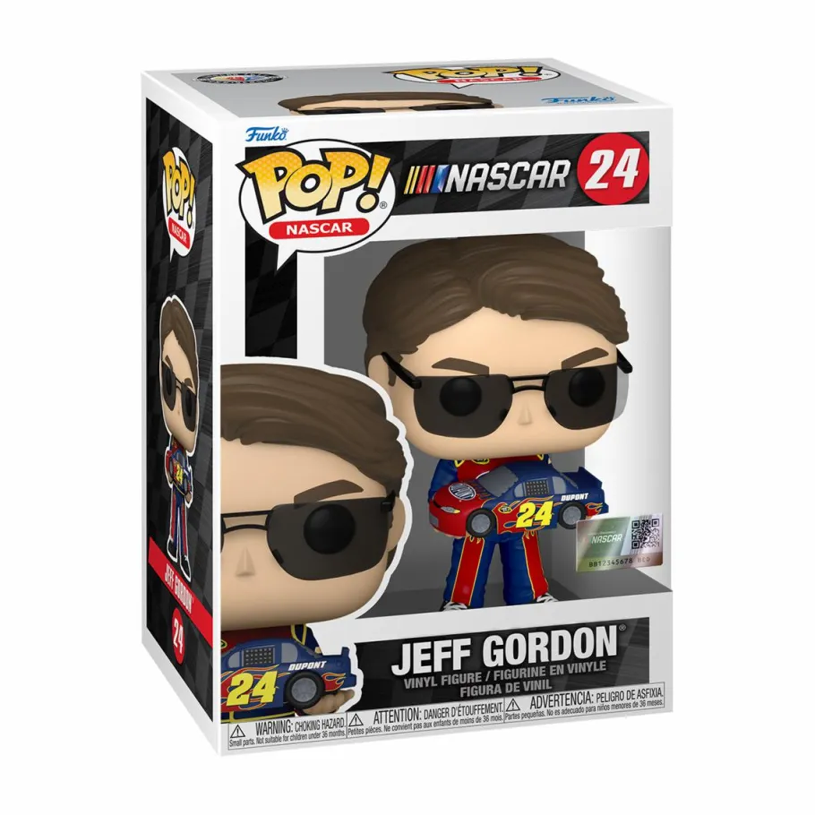 Standard Pop!>NASCAR - Jeff Gordon with Mini Car Pop! Vinyl Figure