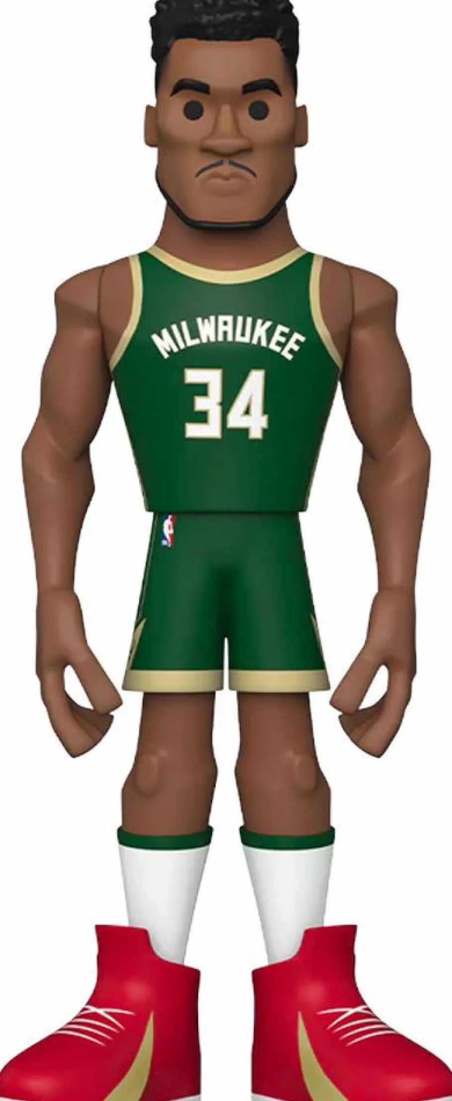 Designer Vinyl>NBA Basketball - Giannis Antetokounmpo Milwaukee Bucks 12" Gold Premium Vinyl Figure