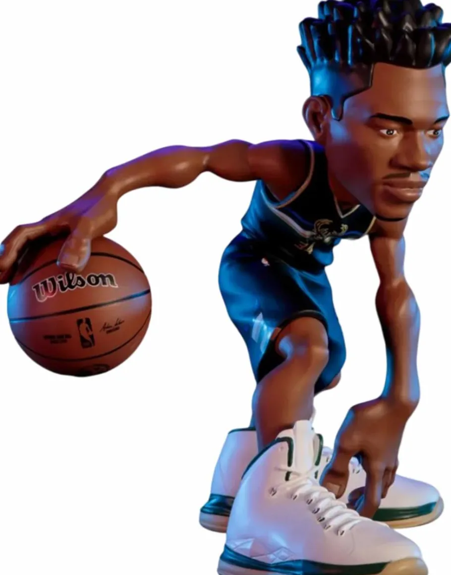 Designer Vinyl>NBA Basketball - Giannis Antetokounmpo Milwaukee Bucks (Black Jersey) smAll-Stars 12" Vinyl Figure
