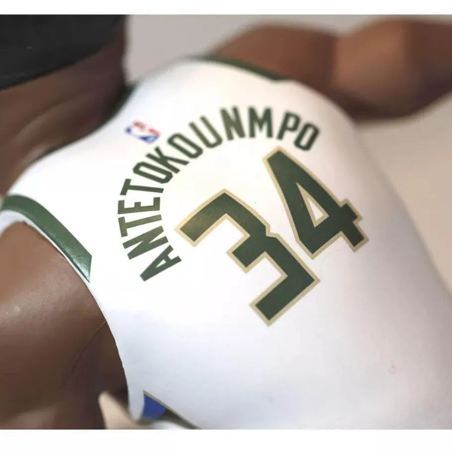 Designer Vinyl>NBA Basketball - Giannis Antetokounmpo Milwaukee Bucks (White Jersey) smAll-Stars 12" Vinyl Figure