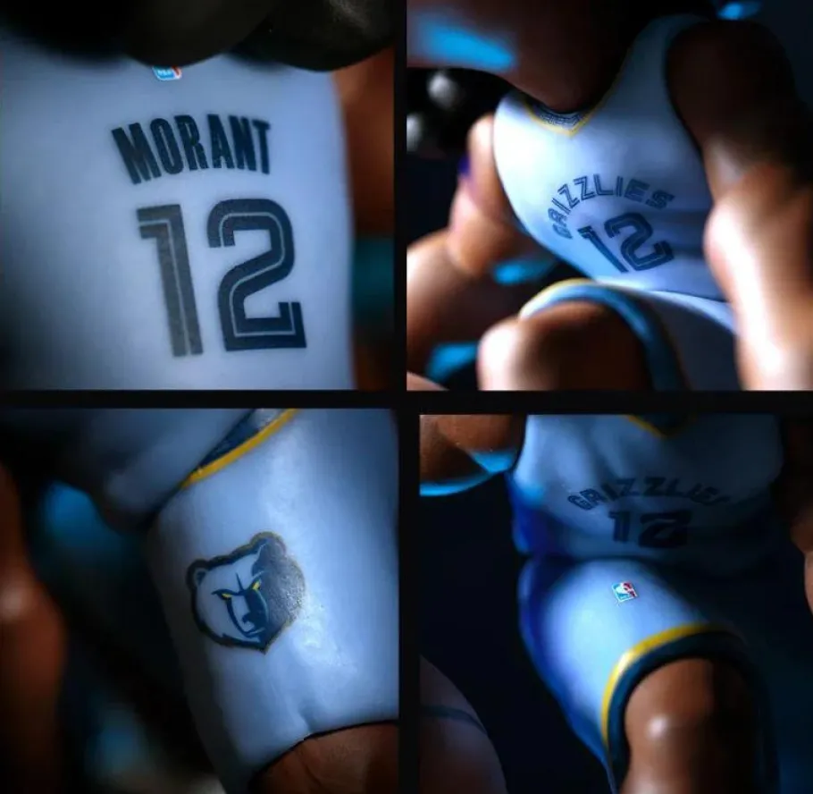 Designer Vinyl>NBA Basketball - Ja Morant Memphis Grizzlies smAll-Stars Minis 6" Vinyl Figure