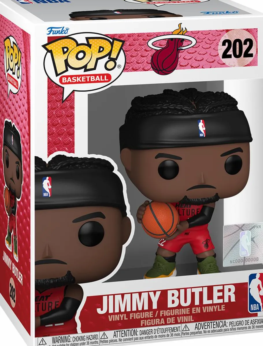 Standard Pop!>NBA Basketball - Jimmy Butler Miami Heat 2024 City Edition Pop! Vinyl Figure