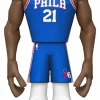 Designer Vinyl>NBA Basketball - Joel Embiid Philadelphia 76ers 12” Gold Premium Vinyl Figure