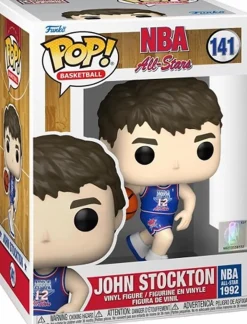 Standard Pop!>NBA Basketball - John Stockton 1992 All-Star Jersey Pop! Vinyl Figure
