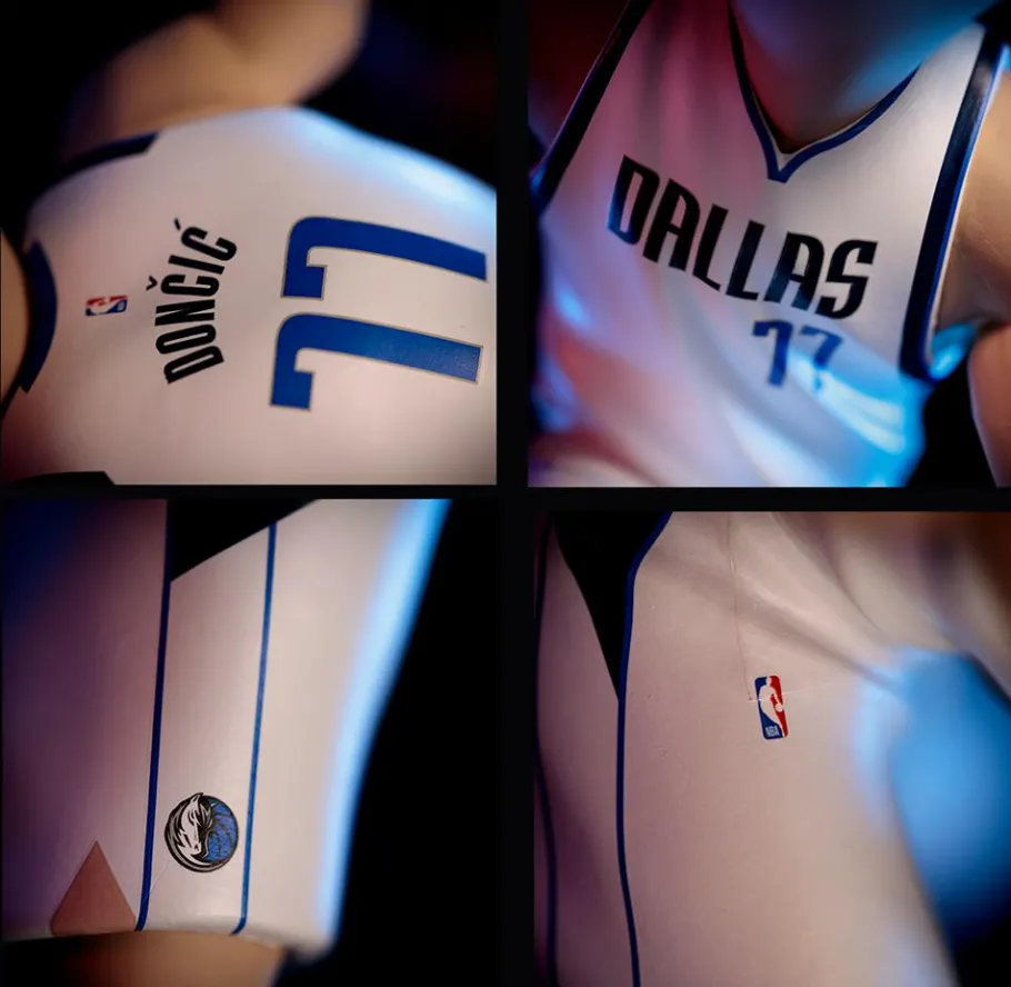 Designer Vinyl>NBA Basketball - Luka Doncic Dallas Mavericks (White Jersey) smAll-Stars 12" Vinyl Figure