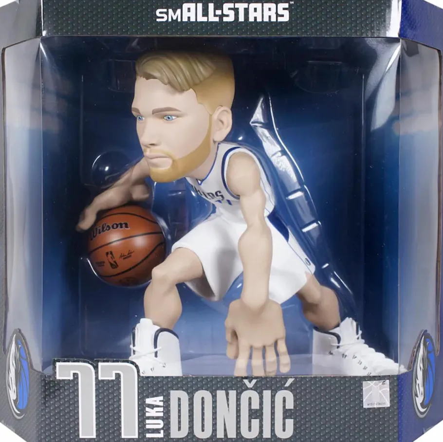 Designer Vinyl>NBA Basketball - Luka Doncic Dallas Mavericks (White Jersey) smAll-Stars 12" Vinyl Figure