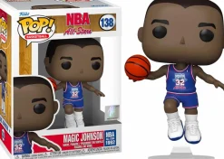 Standard Pop!>NBA Basketball - Magic Johnson Blue 1991 All Star Jersey Pop! Vinyl Figure