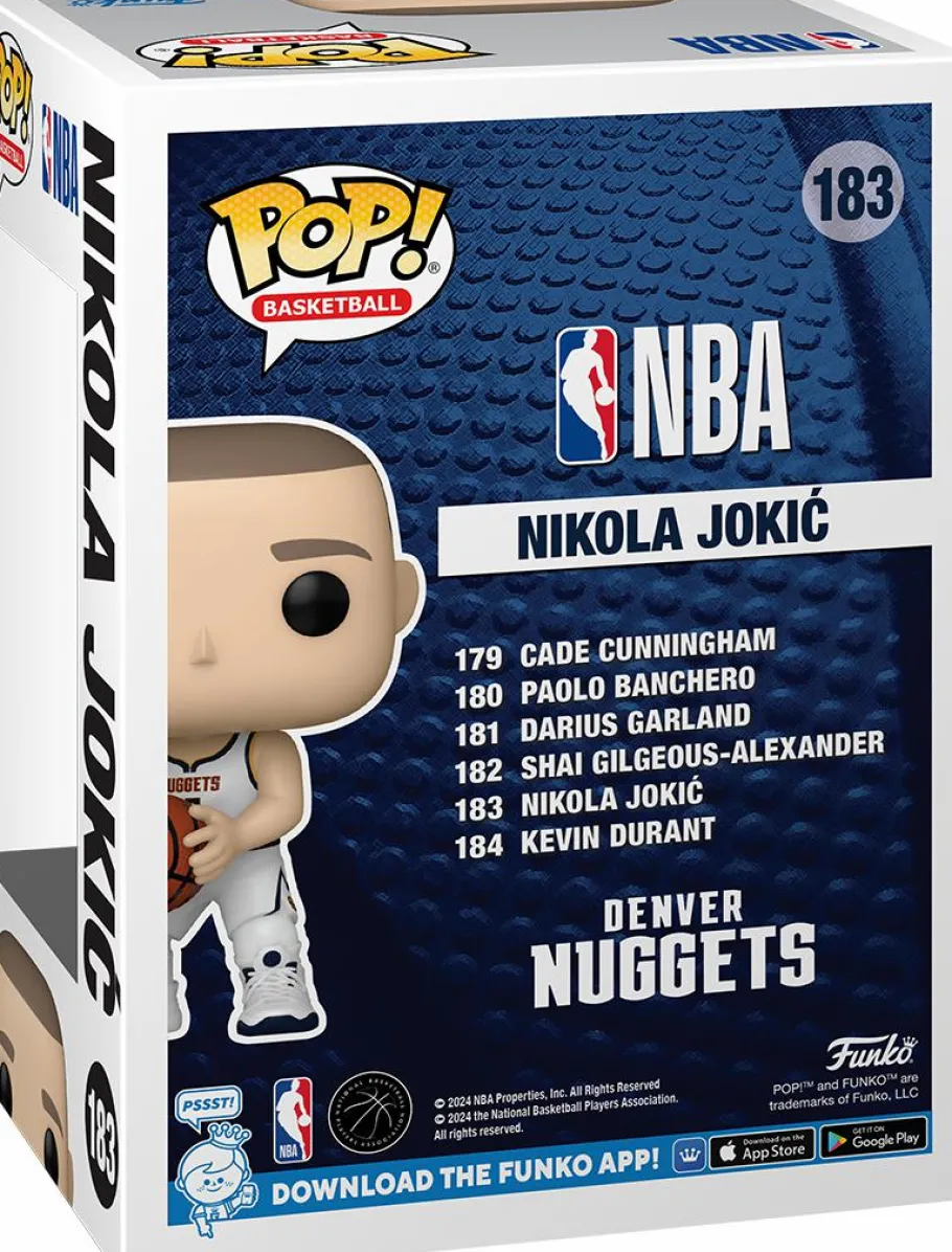 Standard Pop!>NBA Basketball - Nikola Jokic (Denver Nuggets) Pop! Vinyl Figure