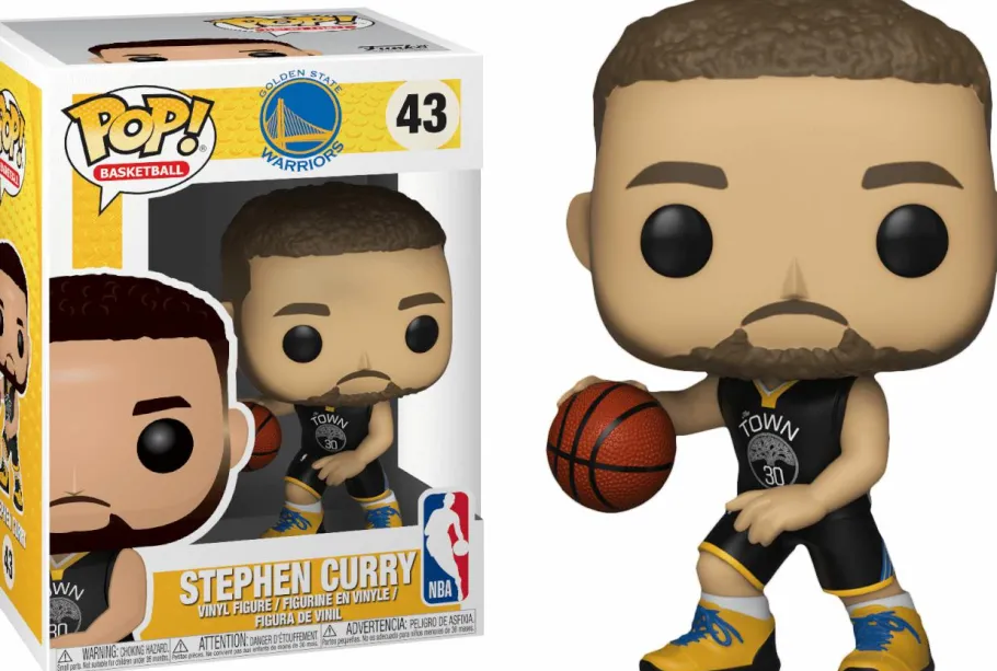 Standard Pop!>NBA Basketball - Stephen Curry Golden State Warriors Pop! Vinyl Figure