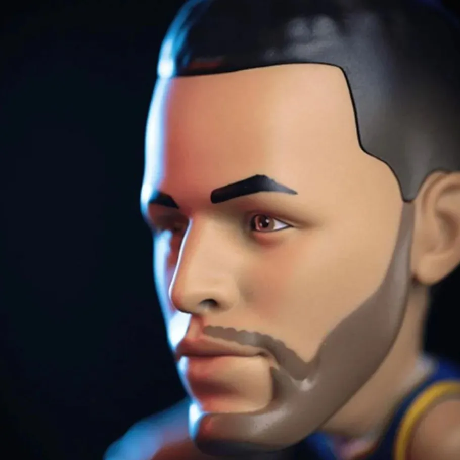 Designer Vinyl>NBA Basketball - Stephen Curry Golden State Warriors (Blue Jersey) smAll-Stars Minis 6" Vinyl Figure