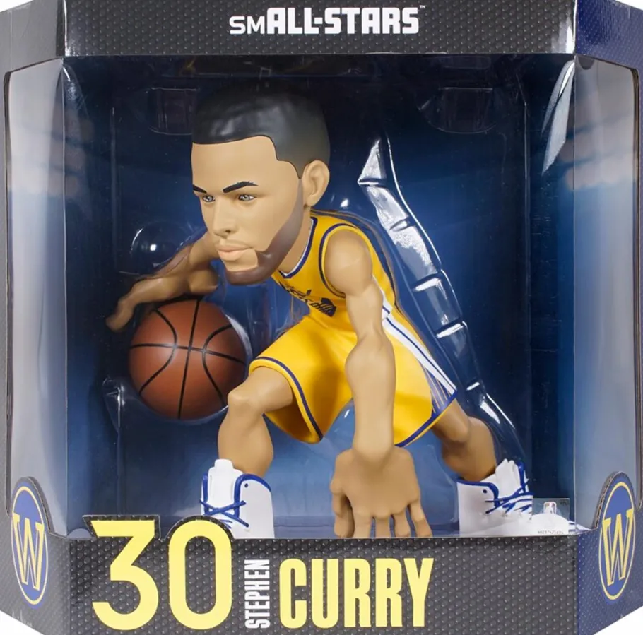 Designer Vinyl>NBA Basketball - Stephen Curry Golden State Warriors (Yellow Jersey) smAll-Stars 12" Vinyl Figure
