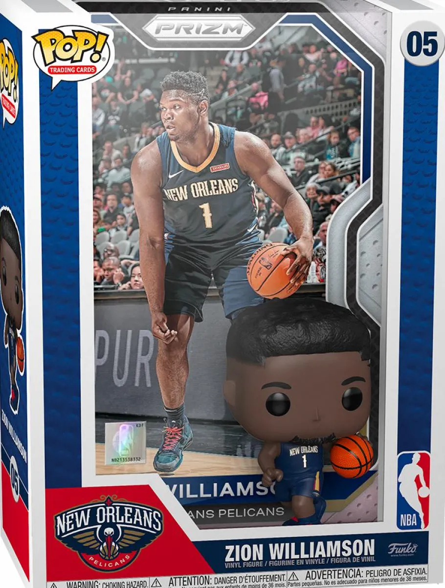 Designer Vinyl>NBA Basketball - Zion Williamson Pop! Trading Cards Vinyl Figure with Protector Case