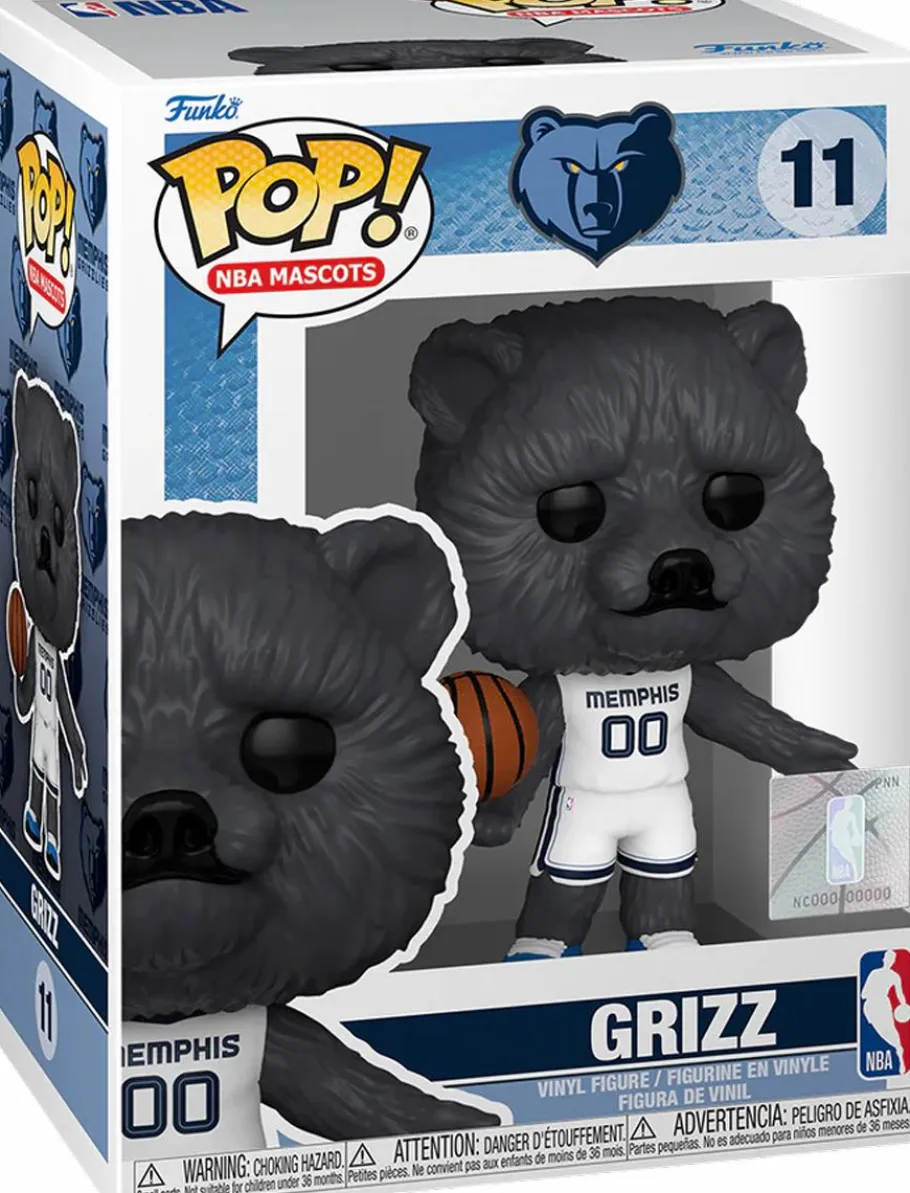 Standard Pop!>NBA Basketball : Mascots - Grizz Memphis Grizzlies Pop! Vinyl Figure