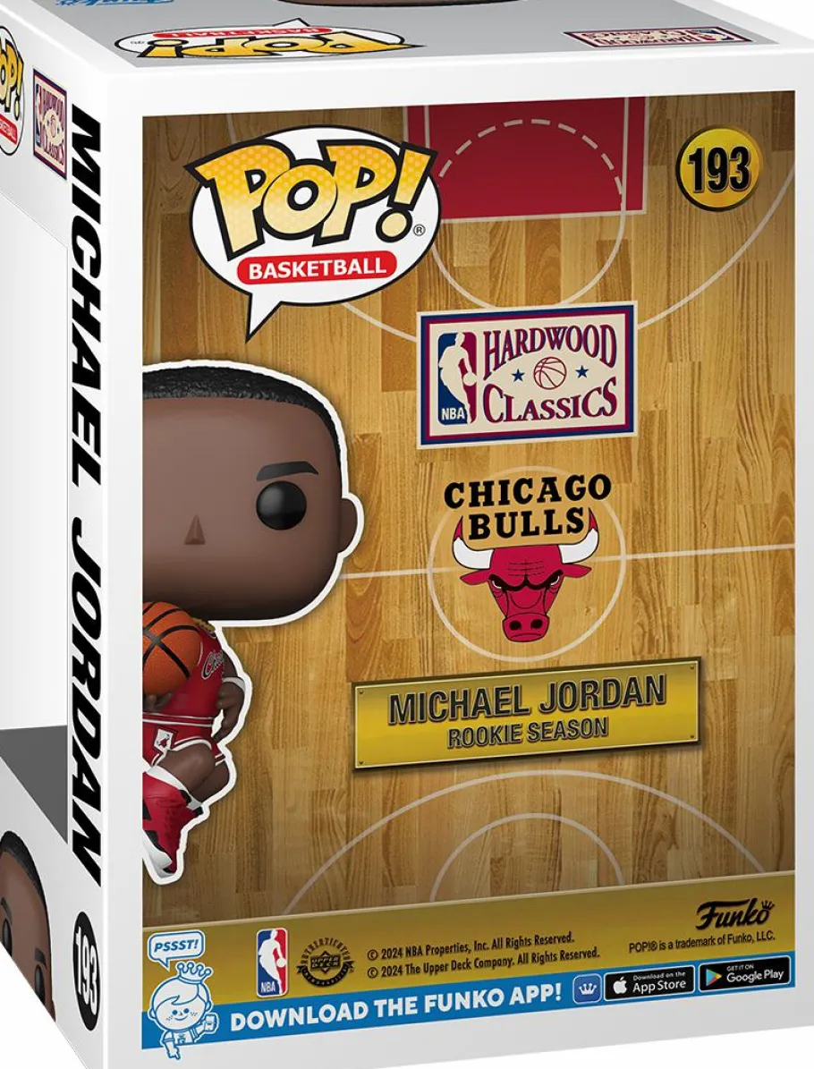 Standard Pop!>NBA Basketball : Rookie Season - Michael Jordan Chicago Bulls Pop! Vinyl Figure