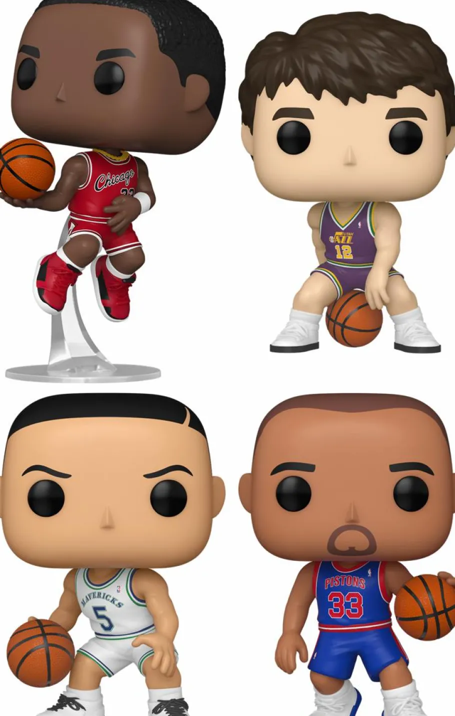 Pop! Bundles>NBA Basketball : Rookie Season - Slam Dunk Pop! Vinyl Bundle (Set of 4)