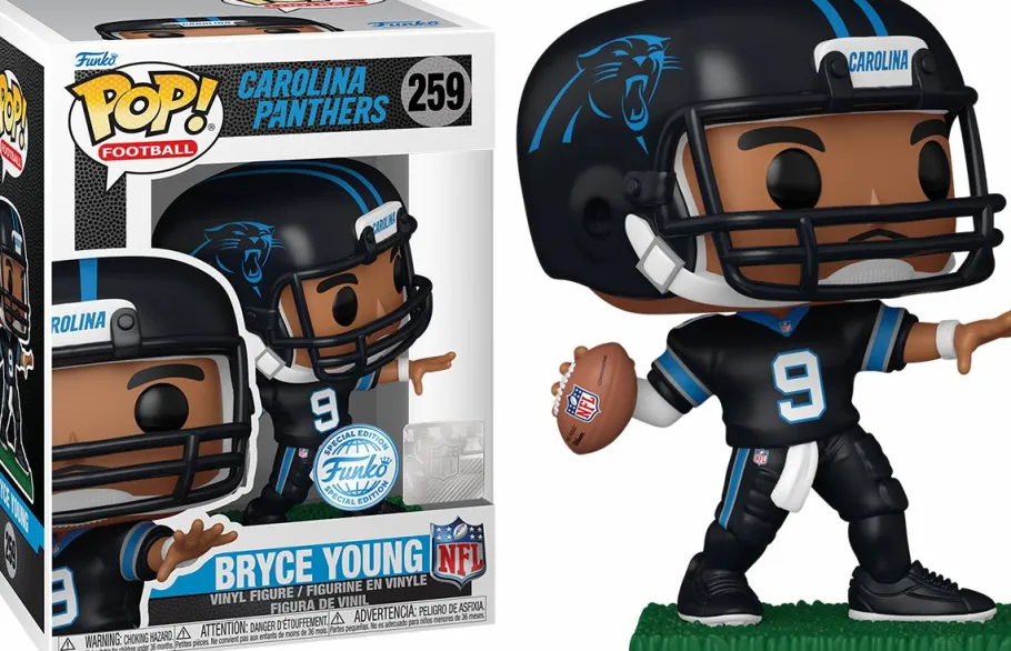 Standard Pop!>NFL Football - Bryce Young Carolina Panthers Pop! Vinyl Figure