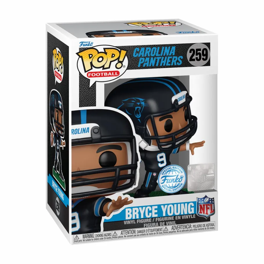 Standard Pop!>NFL Football - Bryce Young Carolina Panthers Pop! Vinyl Figure