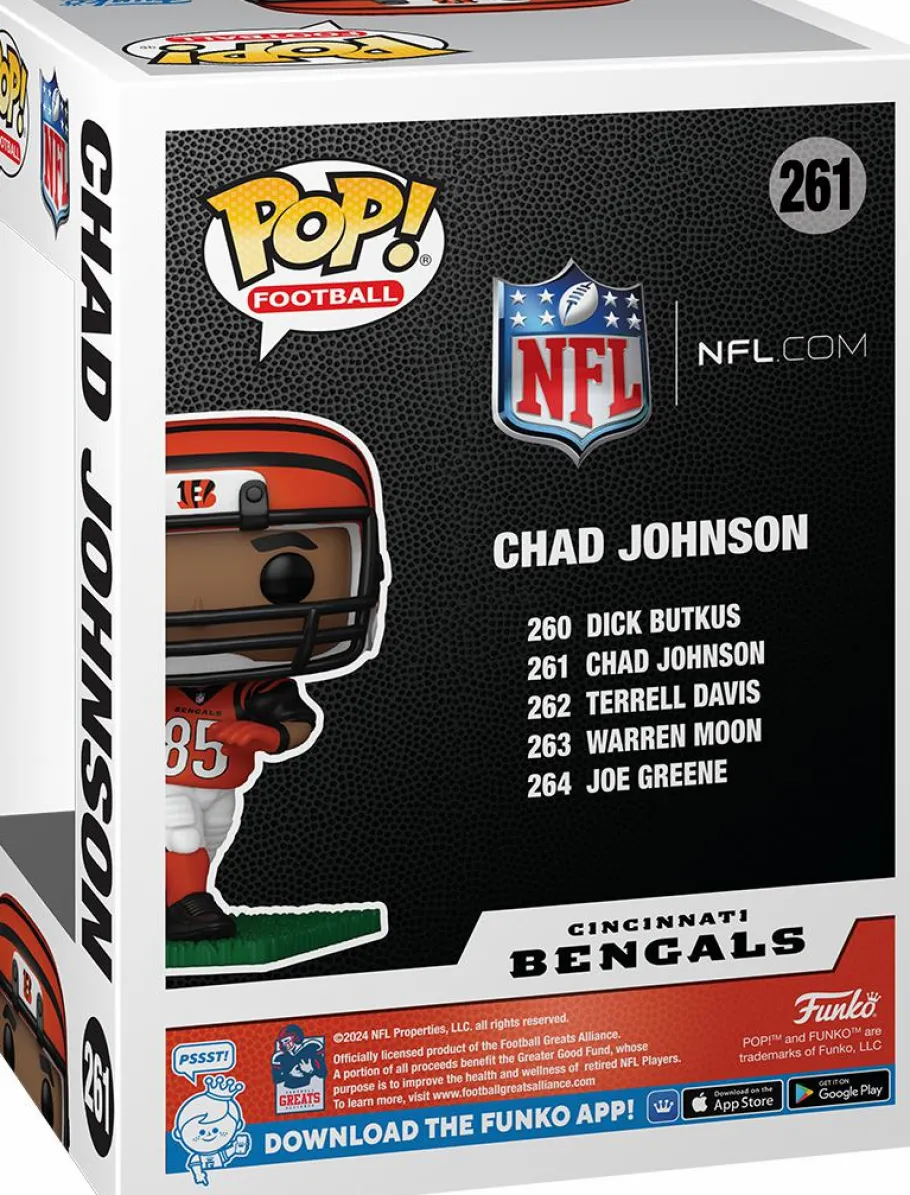 Standard Pop!>NFL Football - Chad Johnson Cincinnati Bengals Pop! Vinyl Figures