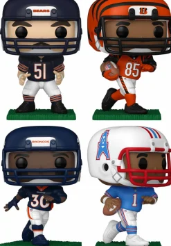 Pop! Bundles>NFL Football - End Zone Elites Pop! Vinyl Bundle (Set of 4)