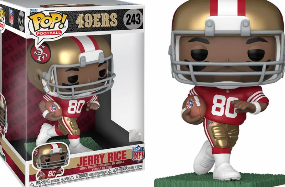 Super-Sized Pop!>NFL Football - Jerry Rice San Francisco 49ers 10" Jumbo Pop! Vinyl Figure