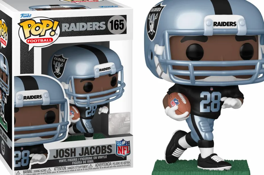 Standard Pop!>NFL Football - Josh Jacobs Las Vegas Raiders Pop! Vinyl Figure