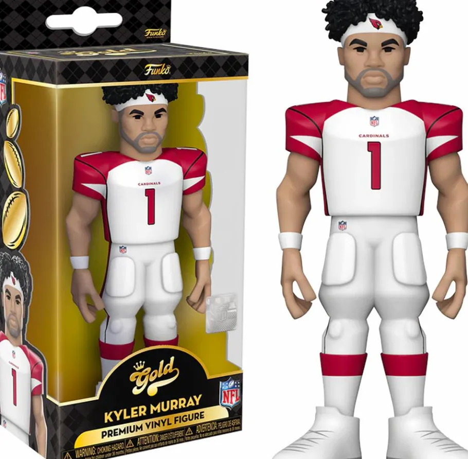 Designer Vinyl>NFL Football - Kyler Murray Arizona Cardinals 5" Gold Premium Vinyl Figure