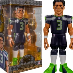 Designer Vinyl>NFL Football - Russell Wilson Seattle Seahawks 12" Gold Premium Vinyl Figure