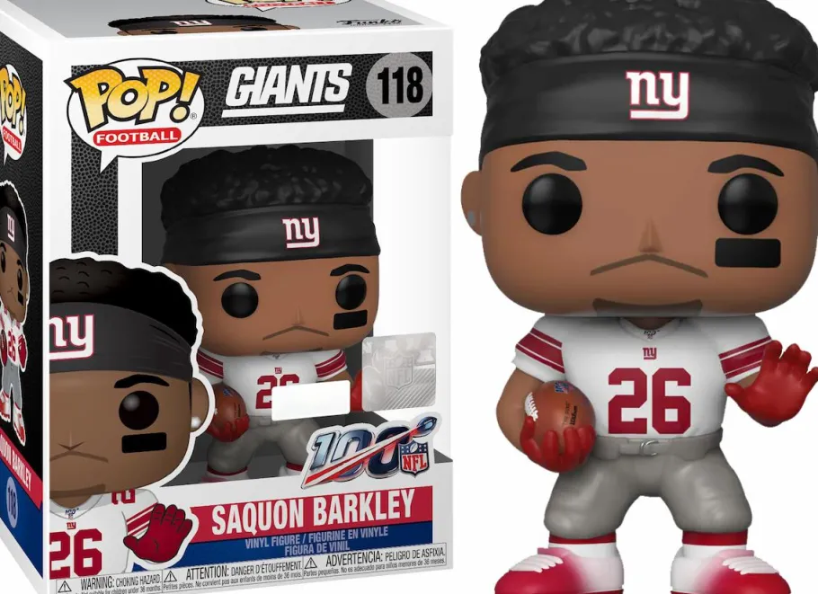 Standard Pop!>NFL Football - Saquon Barkley New York Giants Away Jersey Pop! Vinyl Figure