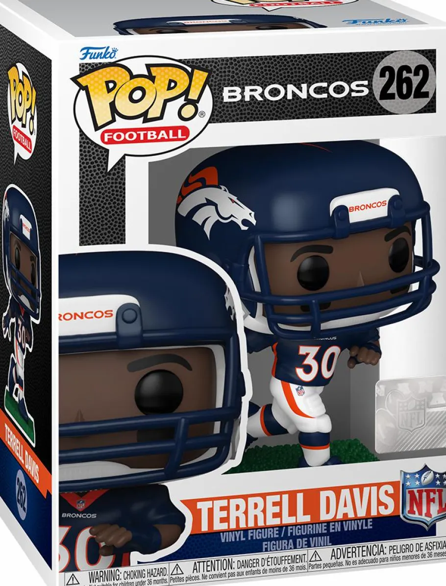 Standard Pop!>NFL Football - Terrell Davis Denver Broncos Pop! Vinyl Figures