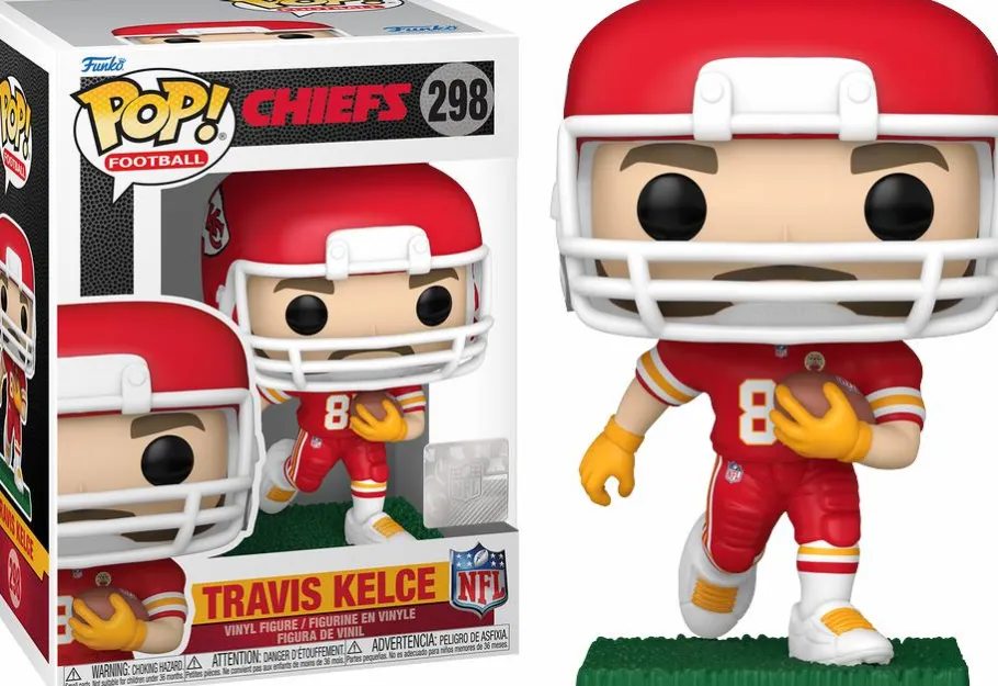 Standard Pop!>NFL Football - Travis Kelce (Kansas City Chiefs) Pop! Vinyl Figure