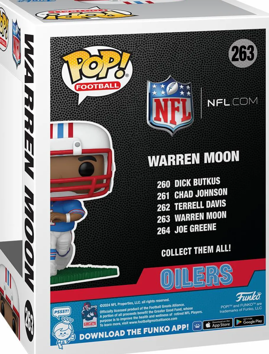 Standard Pop!>NFL Football - Warren Moon Houston Oilers Pop! Vinyl Figures