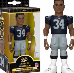 Designer Vinyl>NFL Football : Legends - Bo Jackson Las Vegas Raiders 5” Gold Premium Vinyl Figure
