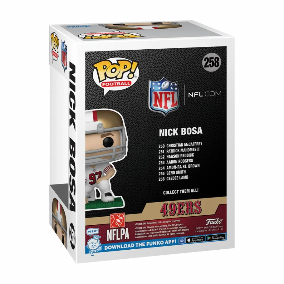 Standard Pop!>NFL Football NFL: San Francisco 49ers - Nick Bosa Pop! Vinyl Figure