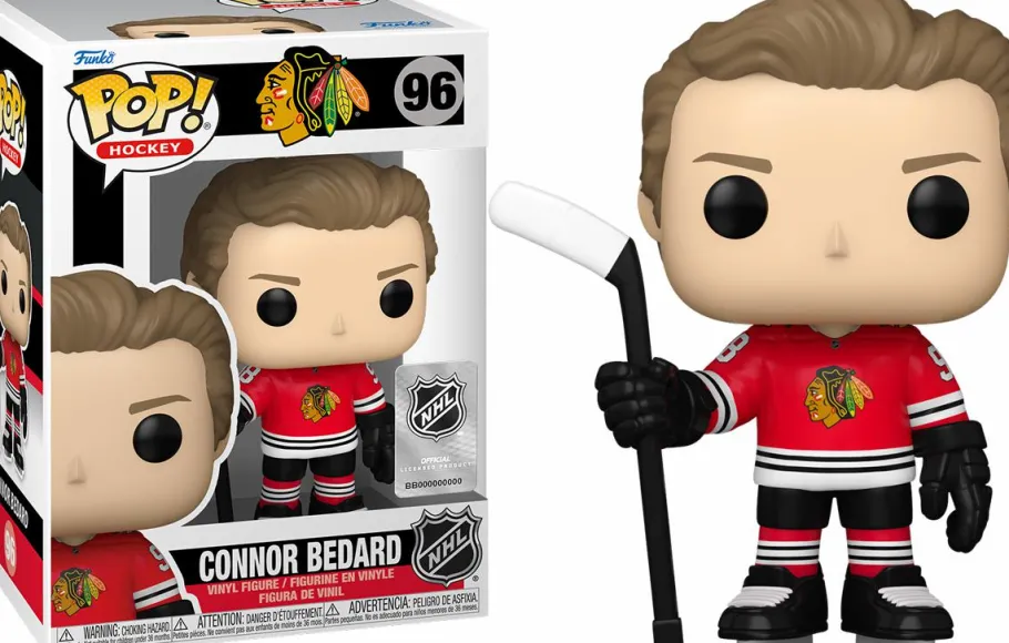 Standard Pop!>NHL Hockey - Connor Bedard Chicago Blackhawks Pop! Vinyl Figure