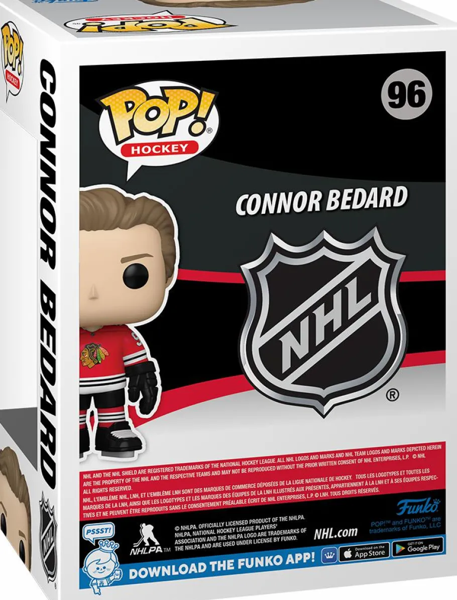 Standard Pop!>NHL Hockey - Connor Bedard Chicago Blackhawks Pop! Vinyl Figure