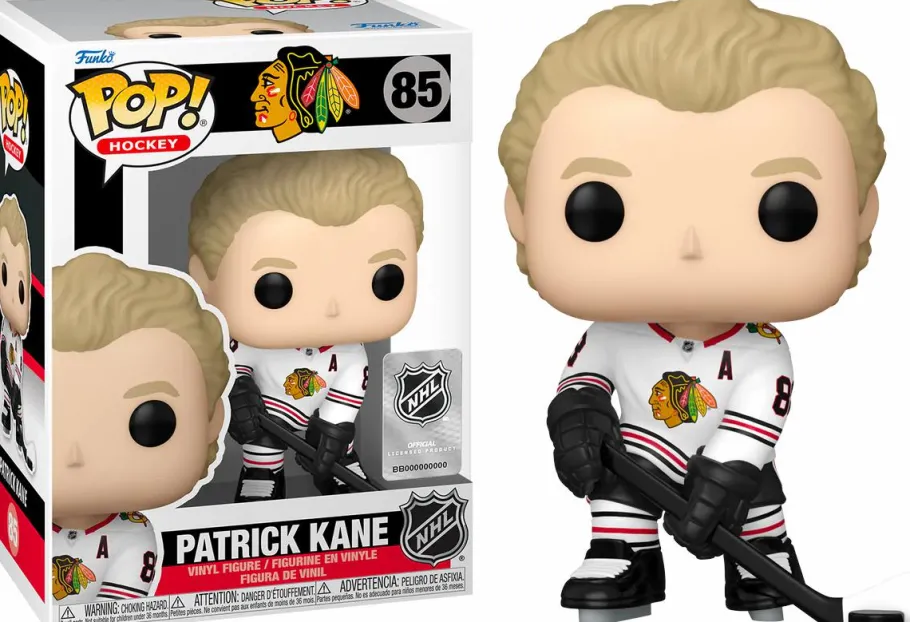 Standard Pop!>NHL Hockey - Patrick Kane Chicago Blackhawks Road Jersey Pop! Vinyl Figure