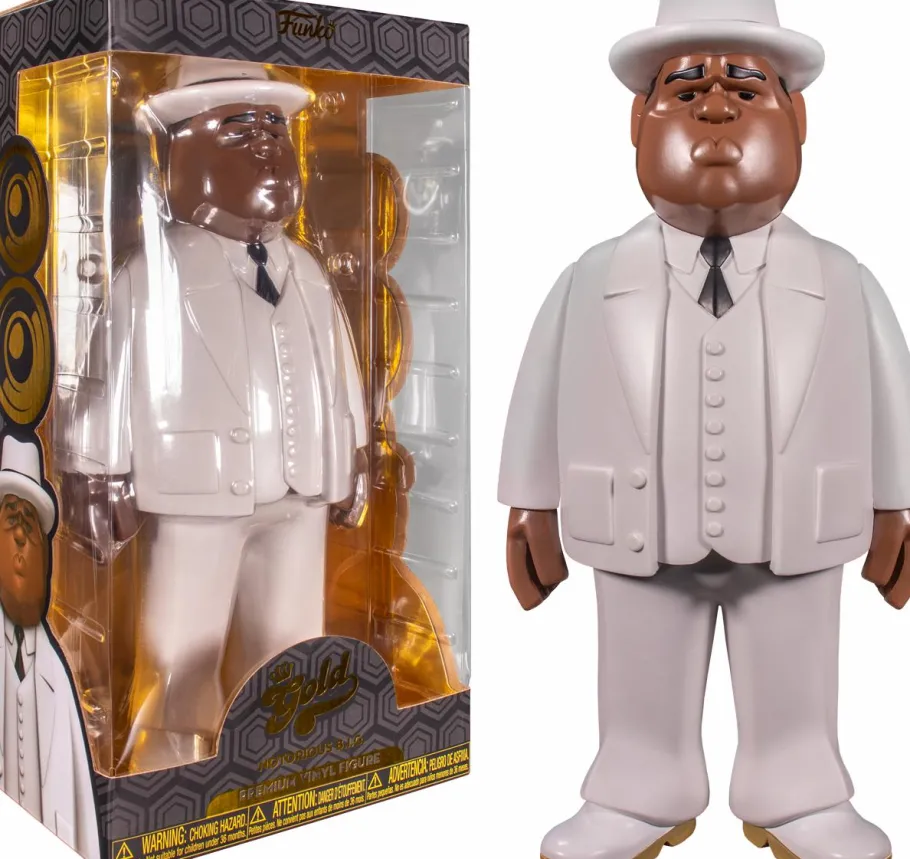 Designer Vinyl>Notorious B.I.G. - Notorious B.I.G in White Suit 12" Gold Premium Vinyl Figure
