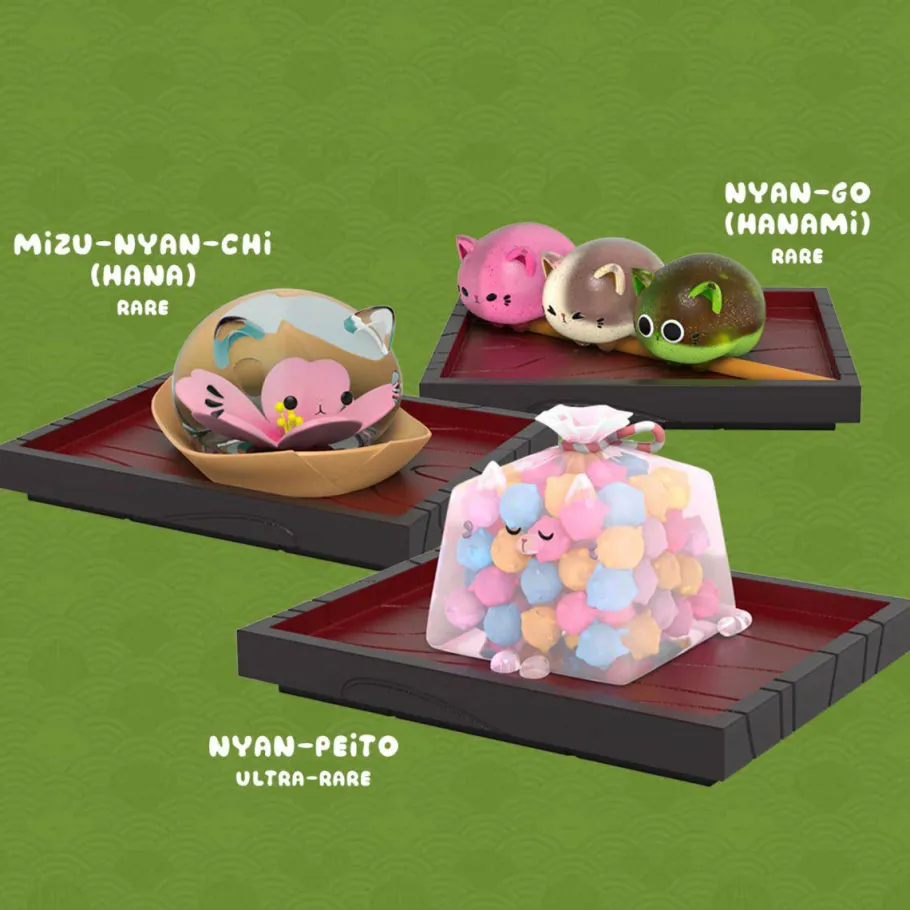Blind Box>Nyammy Treats - Nyan Kashi Blind Box Vinyl Figure (Single Unit)