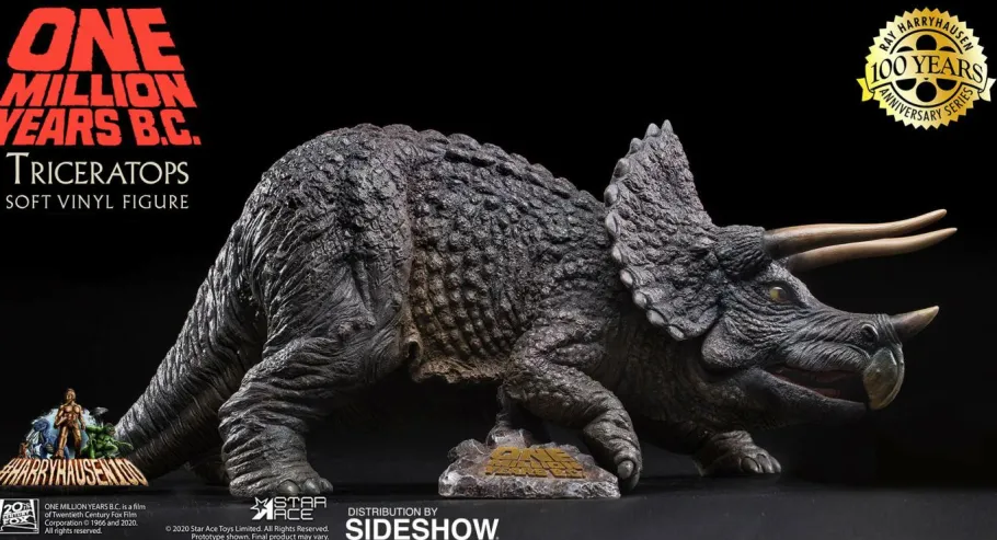 Designer Vinyl>One Million Years B.C. - Triceratops & Loana Vinyl Figure Set (Set of 2)