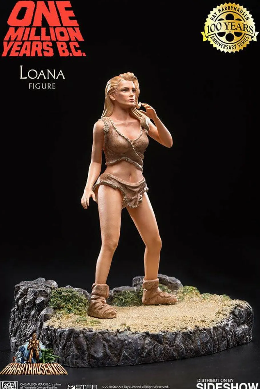 Designer Vinyl>One Million Years B.C. - Triceratops & Loana Vinyl Figure Set (Set of 2)
