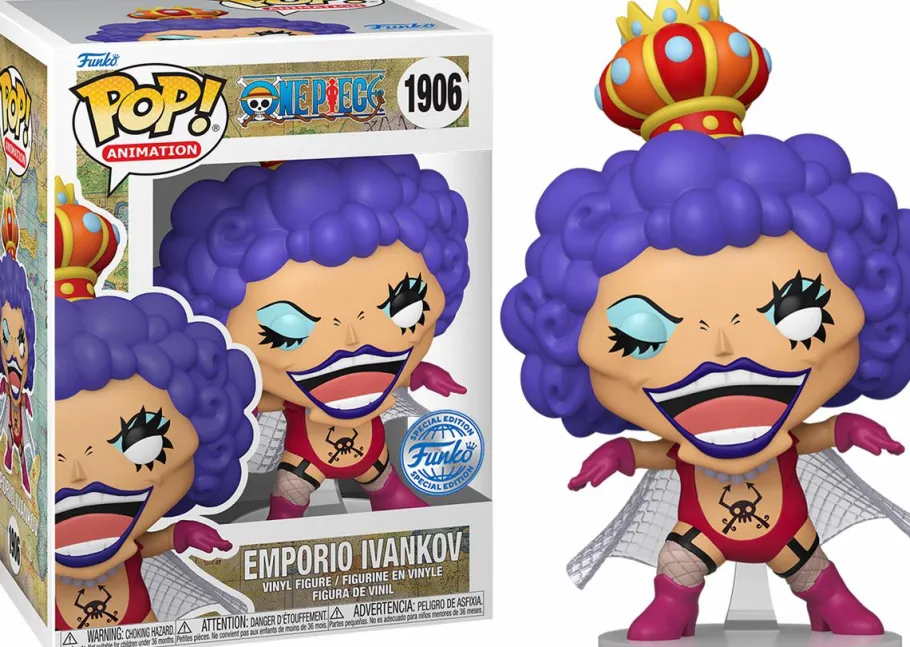 Pop! Chases, Vault, Limited Editions, Ppp Items>One Piece - Emporio Ivankov Pop! Vinyl Figure in Acrylic Pop! Protector (Popcultcha Exclusive)