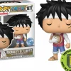 Pop! Chases, Vault, Limited Editions, Ppp Items>One Piece - Monkey D. Luffy (Marineford Memorial) Pop! Vinyl Figure in Acrylic Pop! Protector (Popcultcha Exclusive)