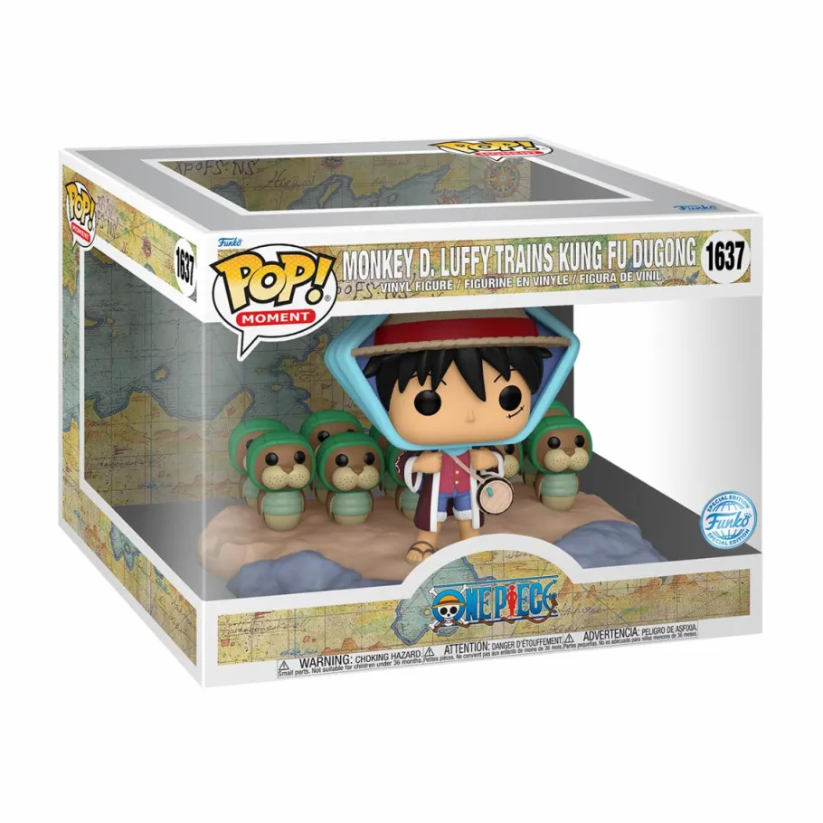 Pop! Moments>One Piece - Monkey D. Luffy Trains Kung Fu Dugong Pop! Moment Vinyl Figure