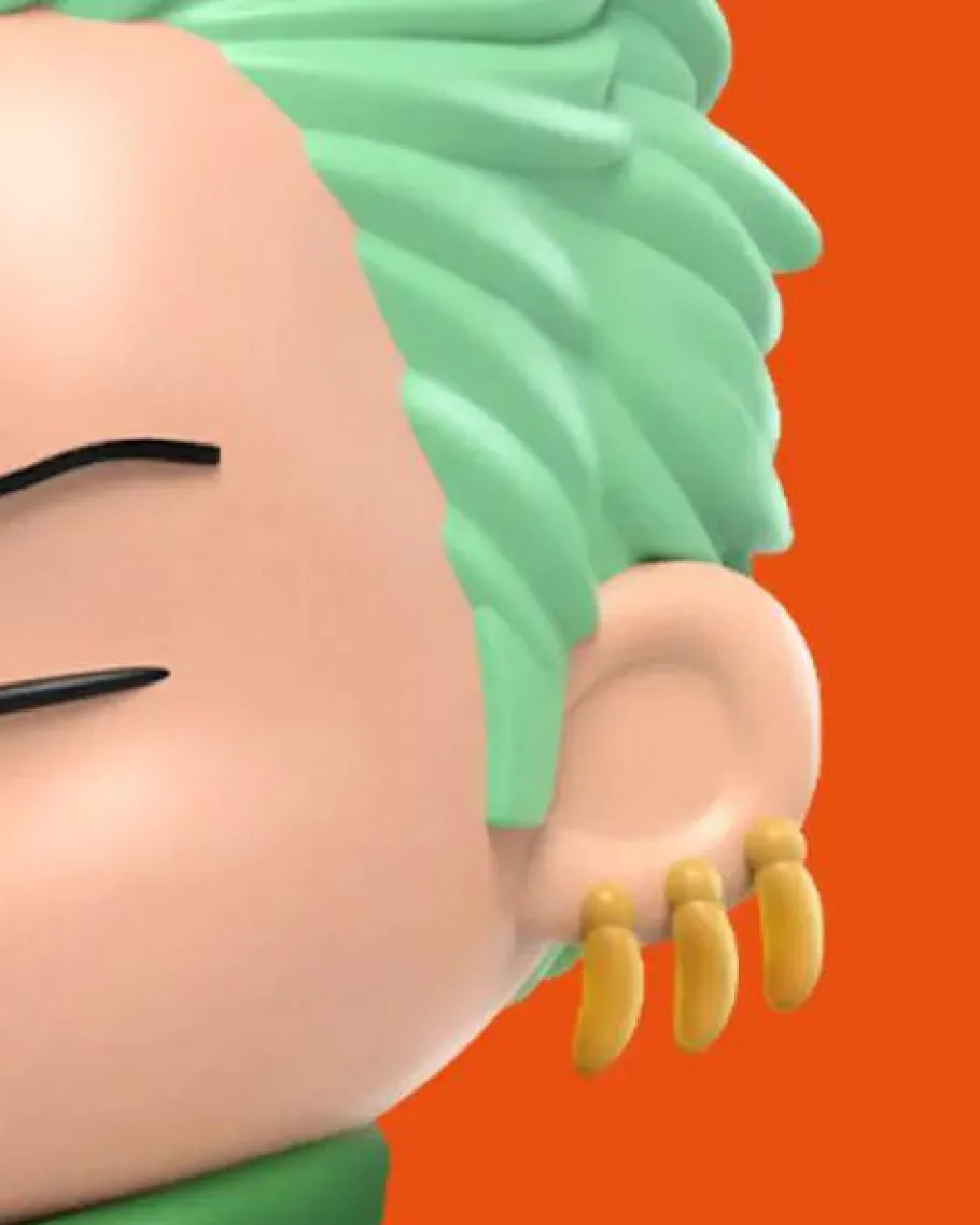 Designer Vinyl>One Piece - Roronoa Zoro CosmiQ 8" Vinyl Figure