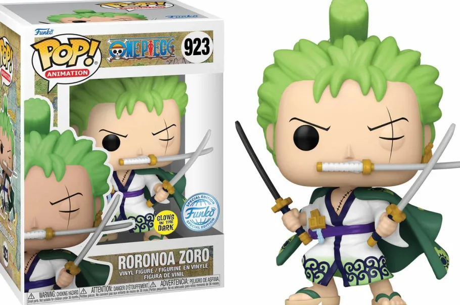 Standard Pop!>One Piece - Roronoa Zoro with Swords Glow-in-the-Dark Pop! Vinyl Figure