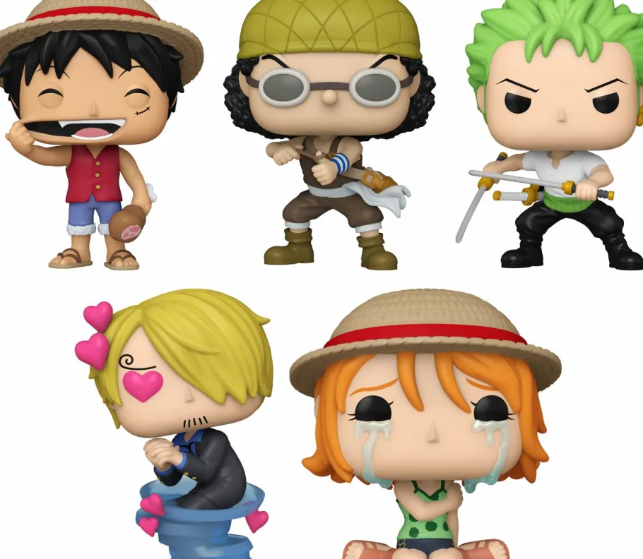 Standard Pop!>One Piece - The Straw Hat Pirates Pop! Vinyl Figure Bundle (Set of 5)